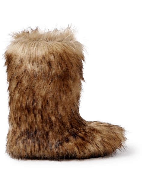 full faux fur boots